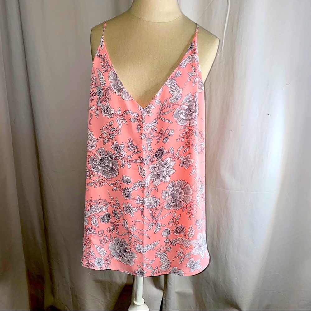 Women’s Loft Outlet Lined Tank Top. EUC XL Pink